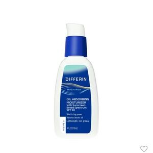 Differin Oil Absorbing
Moisturizer with Sunscreen SPF 30. 4oz new